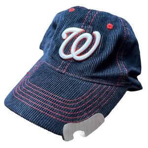 MELONWEAR Washington Nationals Miller Lite Corduroy Hat w/Bottle Opener Blue